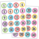 Teacher Created Resources Polka Dots Numbers Stickers [TCR3567]