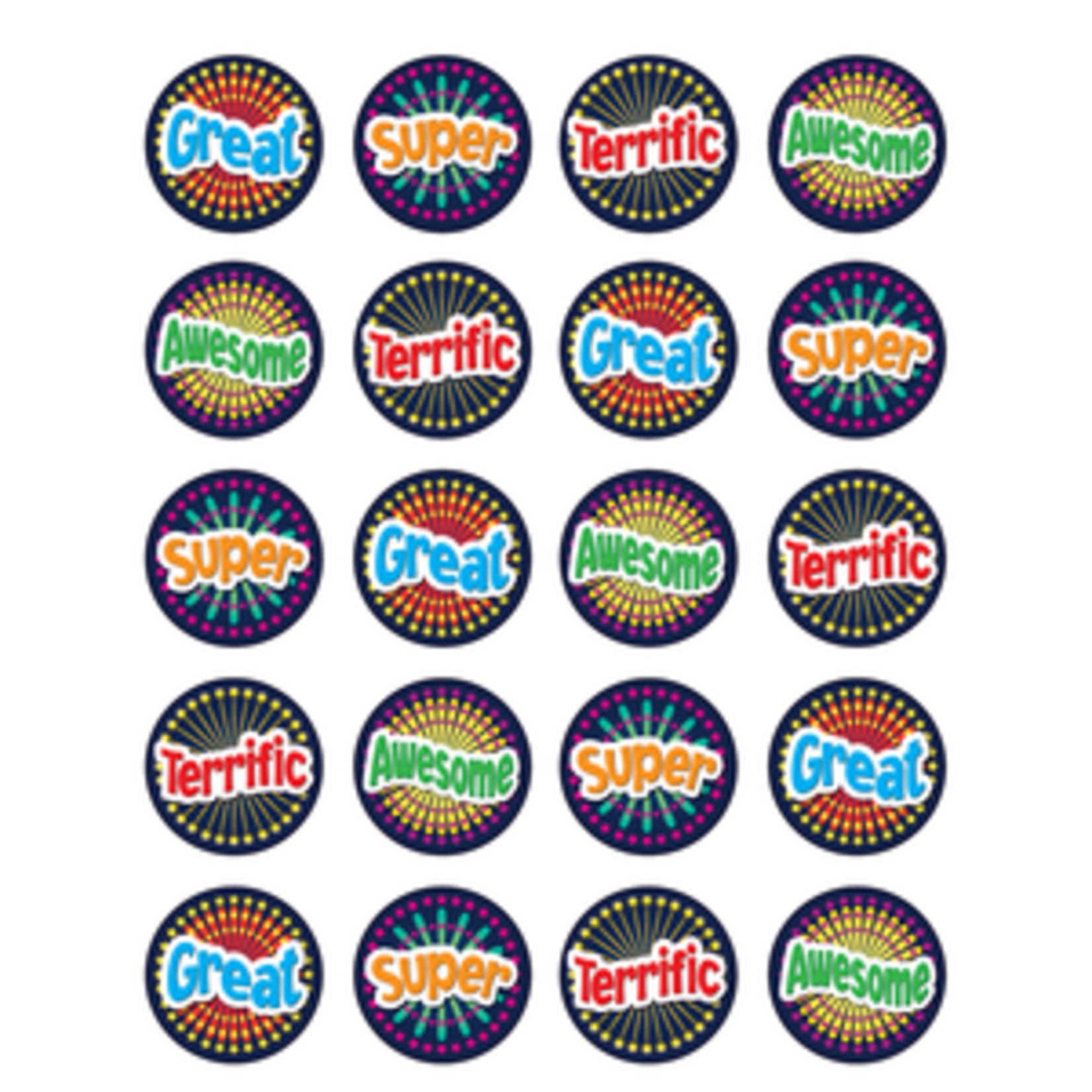 Teacher Created Resources Fireworks Stickers [TCR5463] (D)