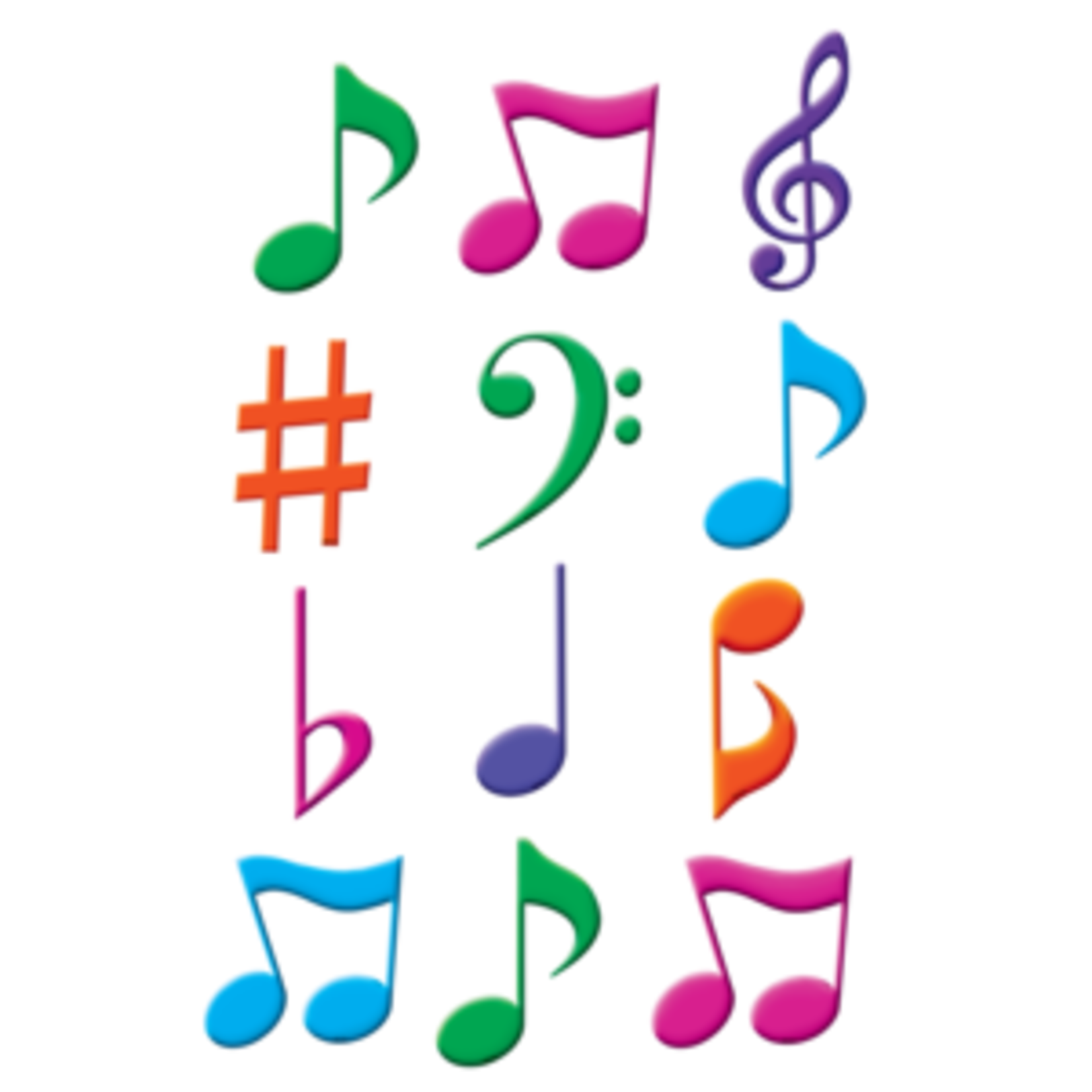Teacher Created Resources Musical Notes Mini Accents [TCR5482]