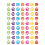 Teacher Created Resources Chevron Mini Stickers [TCR5531]