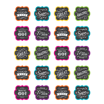 Teacher Created Resources Chalkboard Brights Stickers [TCR5618]
