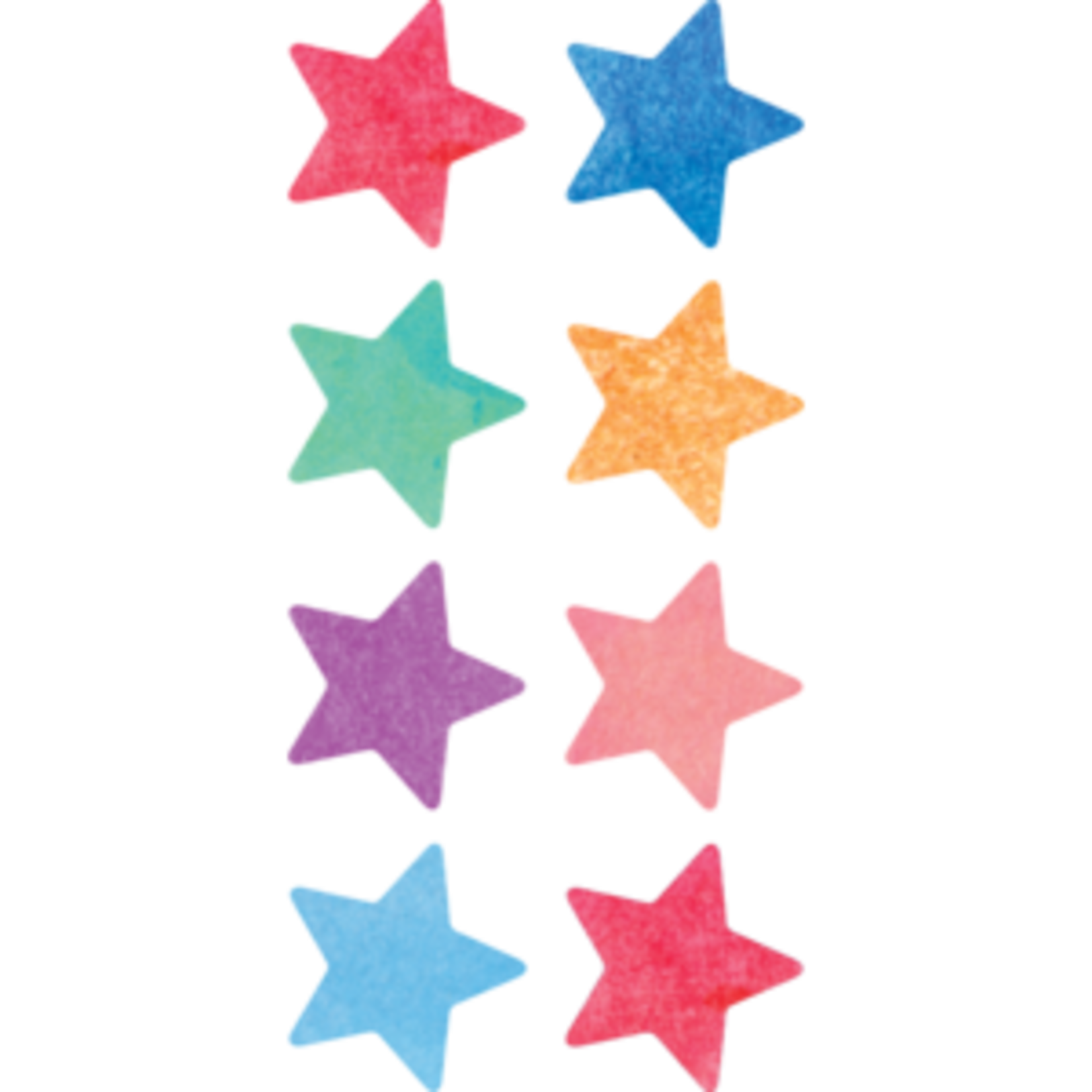 Teacher Created Resources Watercolor Stars Mini Stickers [TCR8897]