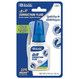 BAZIC BAZIC 2 in 1 Correction w/ Foam Brush Applicator & Pen Tip