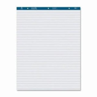 Business Source Easel Pad, Ruled, 50 Sheets, 27" x 34"