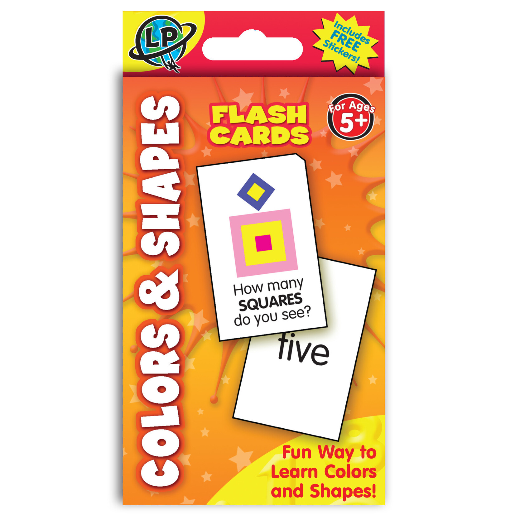 EUREKA 6 PK FLASH CARDS COLORS AND SHAPES [P480262]