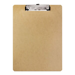 BAZIC BAZIC Standard Size Hardboard Clipboard w/ Low Profile Clip [1805]
