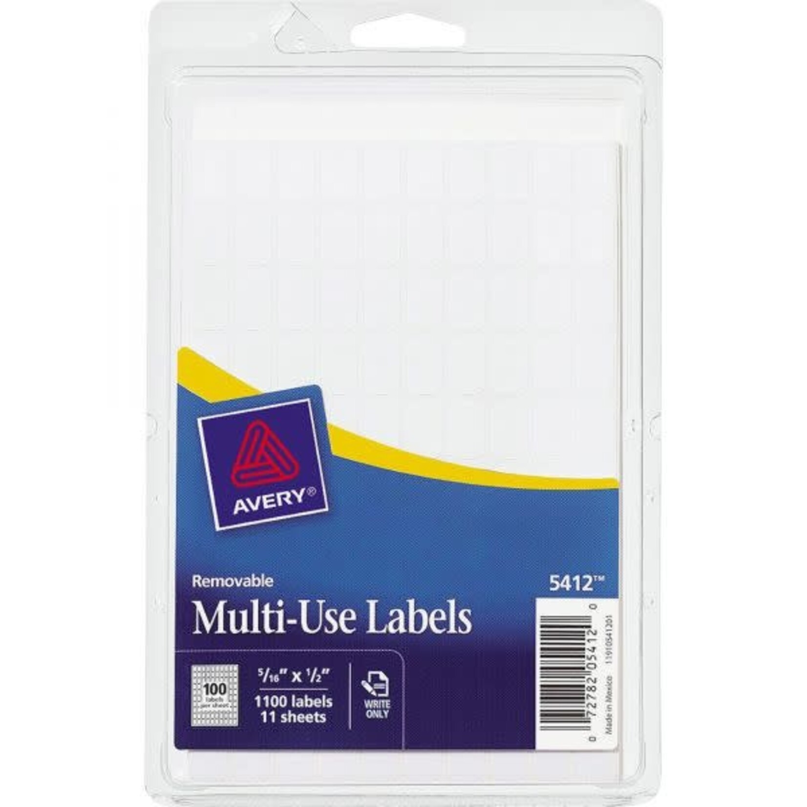 AVERY label remove 1/2x5/16 we 1m [AVE05412]
