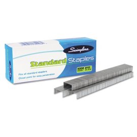 SWINGLINE Swingline S.F. 1 Standard Staples, 0.25" Leg, 0.5" Crown, Steel, 5,000/Box