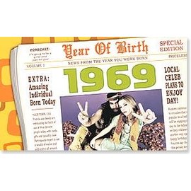 LEANIN TREE Year of Birth Cards 1969