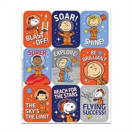 EUREKA Peanuts® NASA Giant Stickers