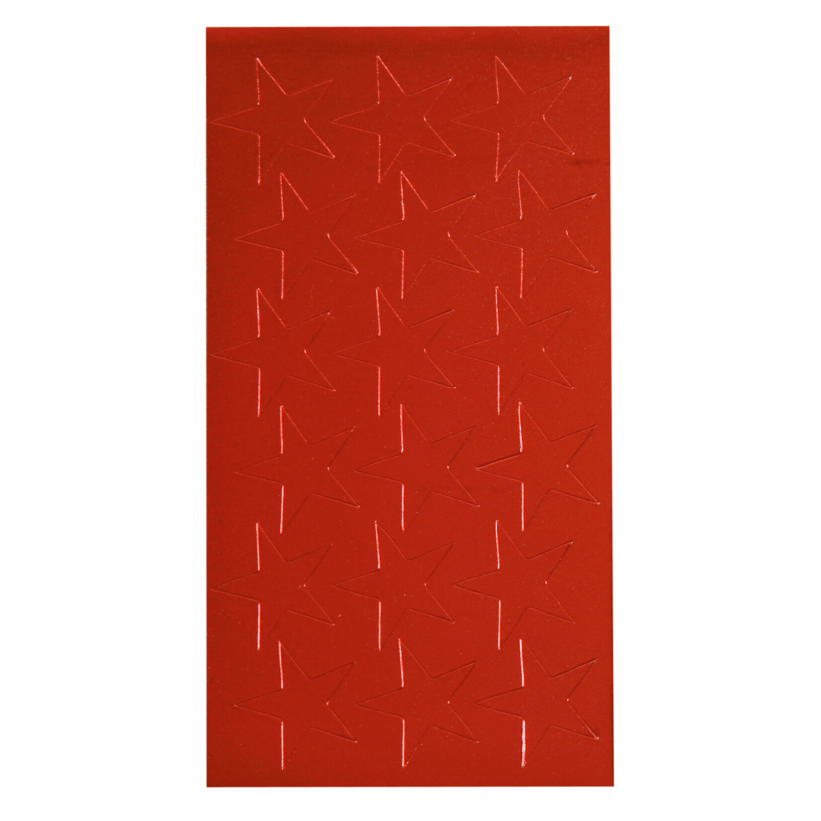 EUREKA 3/4" Red (175) Presto-Stick Foil Star Stickers [P824640]