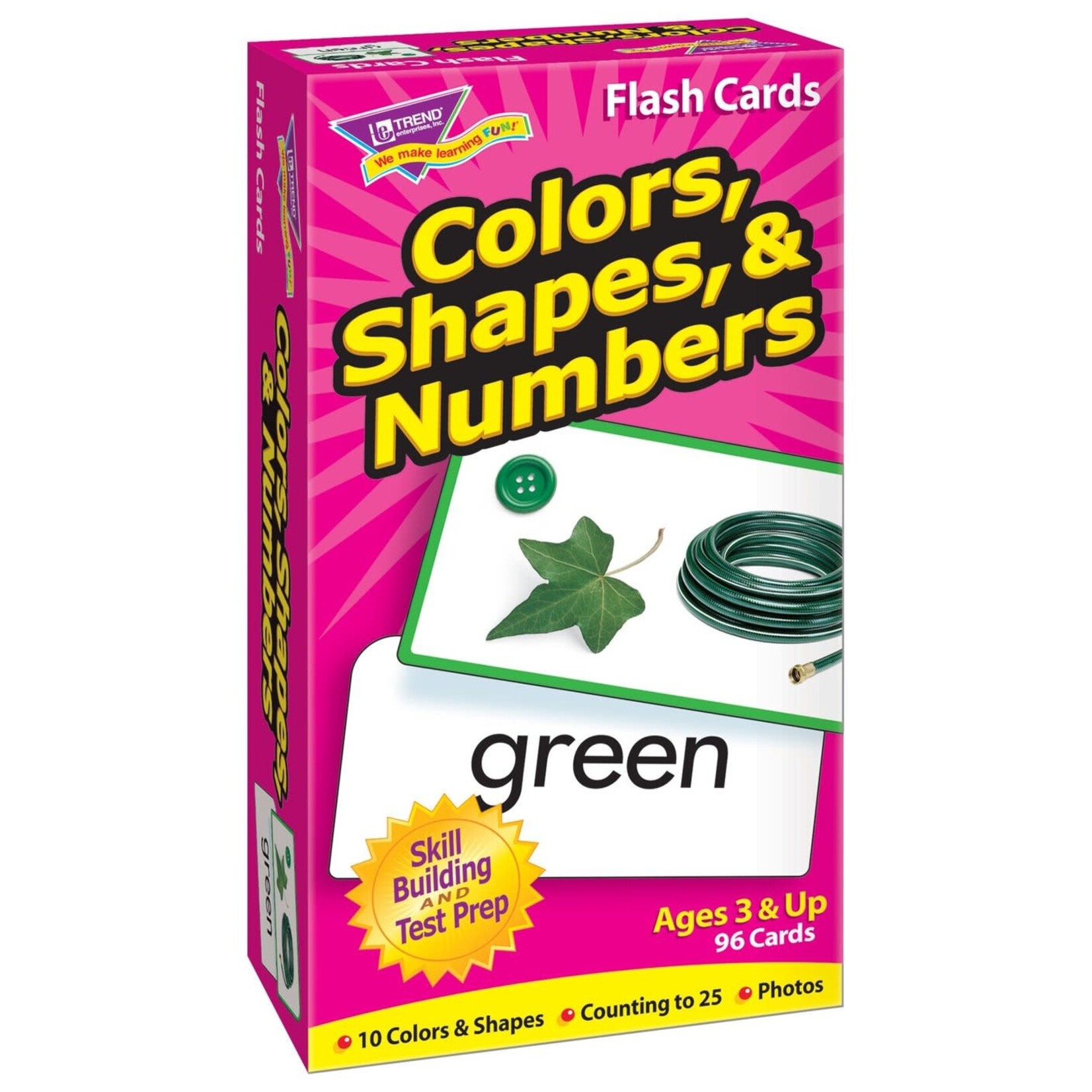 Trend Enterprises Colors, Shapes, & Drill Numbers Flash Cards [T53011]