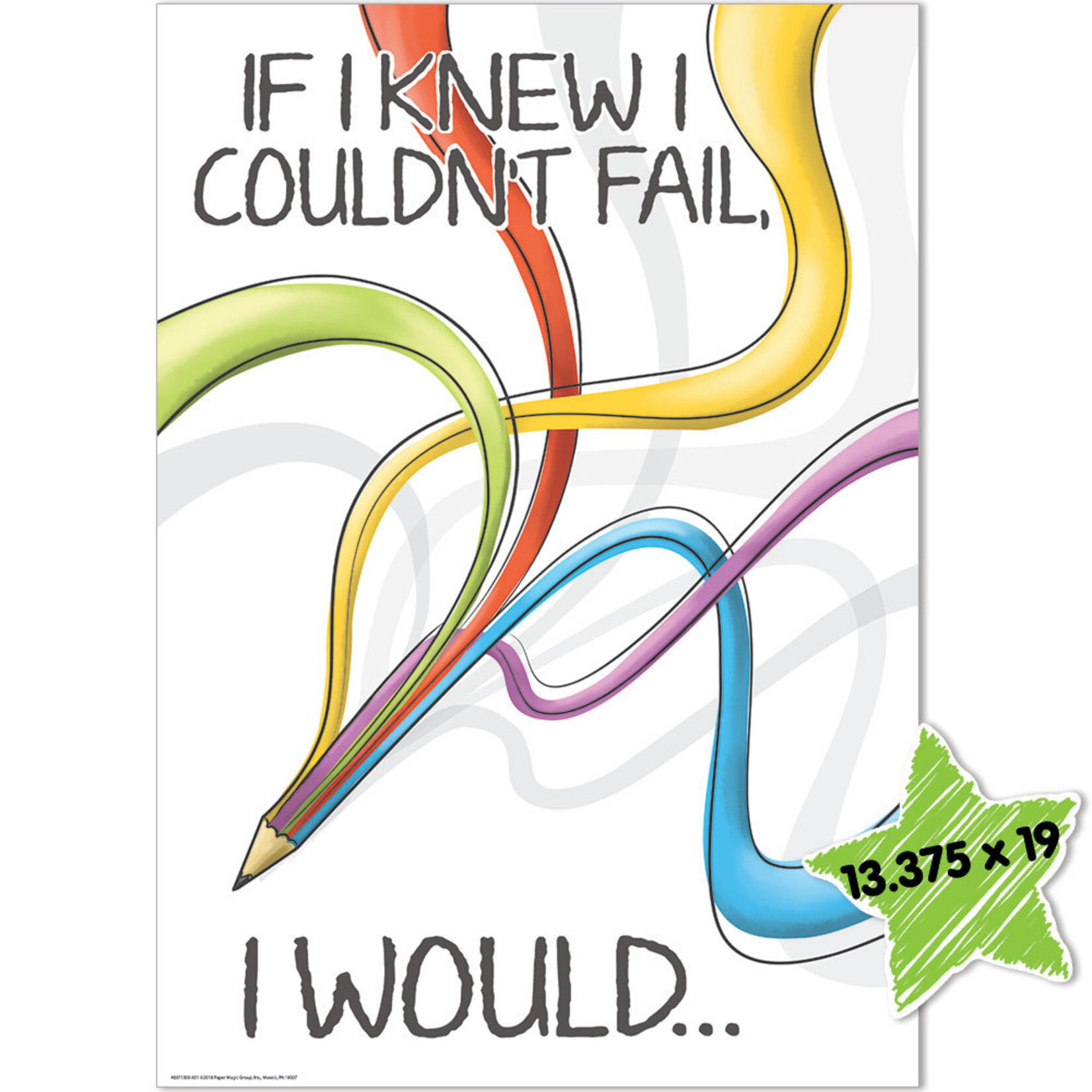 EUREKA If I Knew I Couldn't Fail Poster 13" x 19" [P837130]