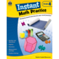Teacher Created Resources Instant Math Practice Grade 4