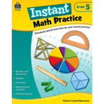 Teacher Created Resources Instant Math Practice Grade 5 [TCR2555]