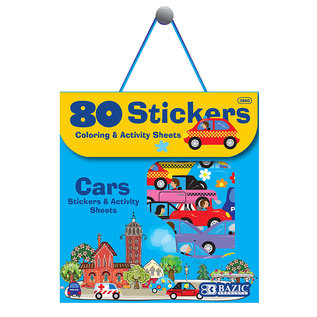BAZIC BAZIC Car Series Assorted Sticker (80/Bag)