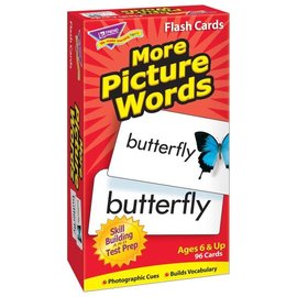 Trend Enterprises More Picture Words Drill Flashcards