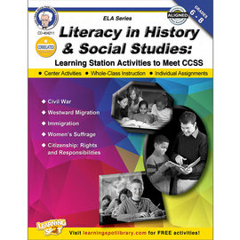 Carson-Dellosa Publishing Group Literacy in History & Social Studies: Learning Station Activities Grades 6-8