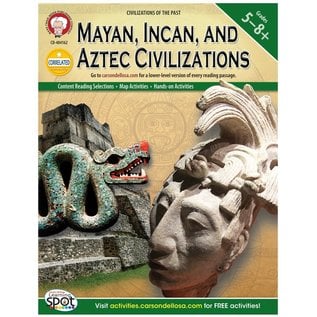 Carson-Dellosa Publishing Group Mayan, Incan, and Aztec Civilizations Grades 5-8