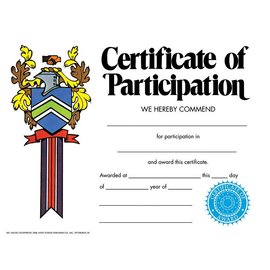 Hayes School Publishing Certificate of Participation Pack of 30