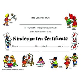 Hayes School Publishing Kindergarten Certificate Pack of 30