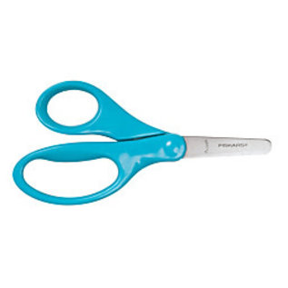 Fiskars 5 inch Blunt Tip Kids Scissors - Light Blue - School & Office Annex