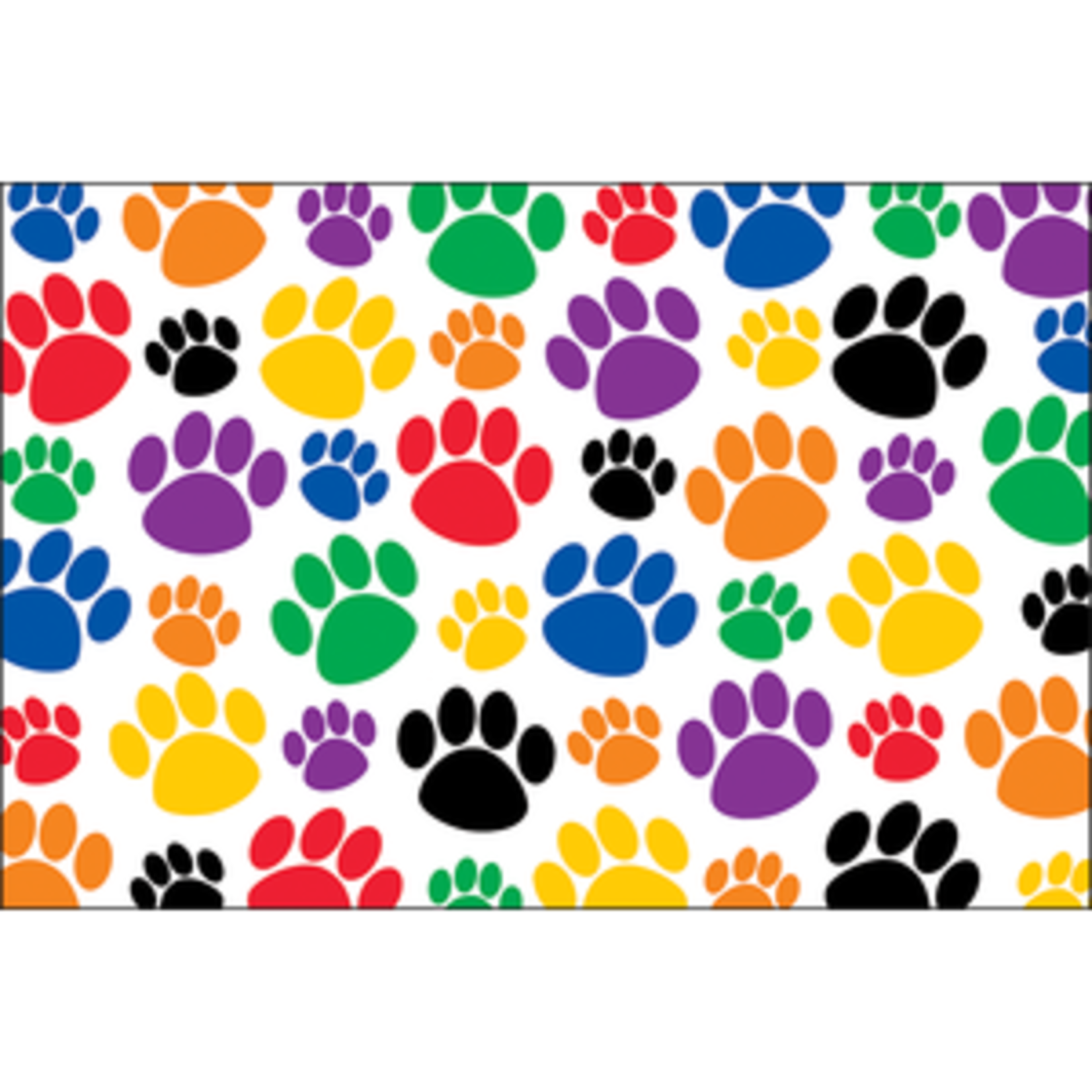 Teacher Created Resources Colorful Paw Prints Postcards [TCR4799]