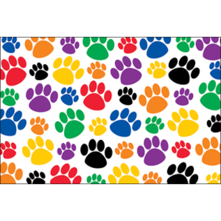 Teacher Created Resources Colorful Paw Prints Postcards