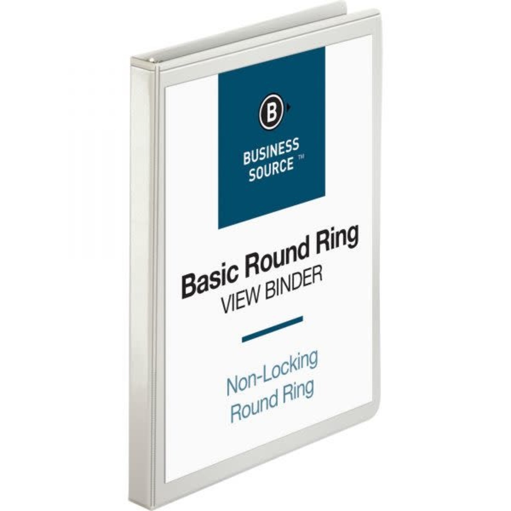 Business Source 1/2" 3-Ring View Binder White [BSN09951]