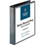 Business Source 1.5" 3-Ring View Binder BLACK [BSN09954]