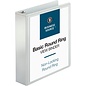 Business Source 2" 3-Ring View Binder White