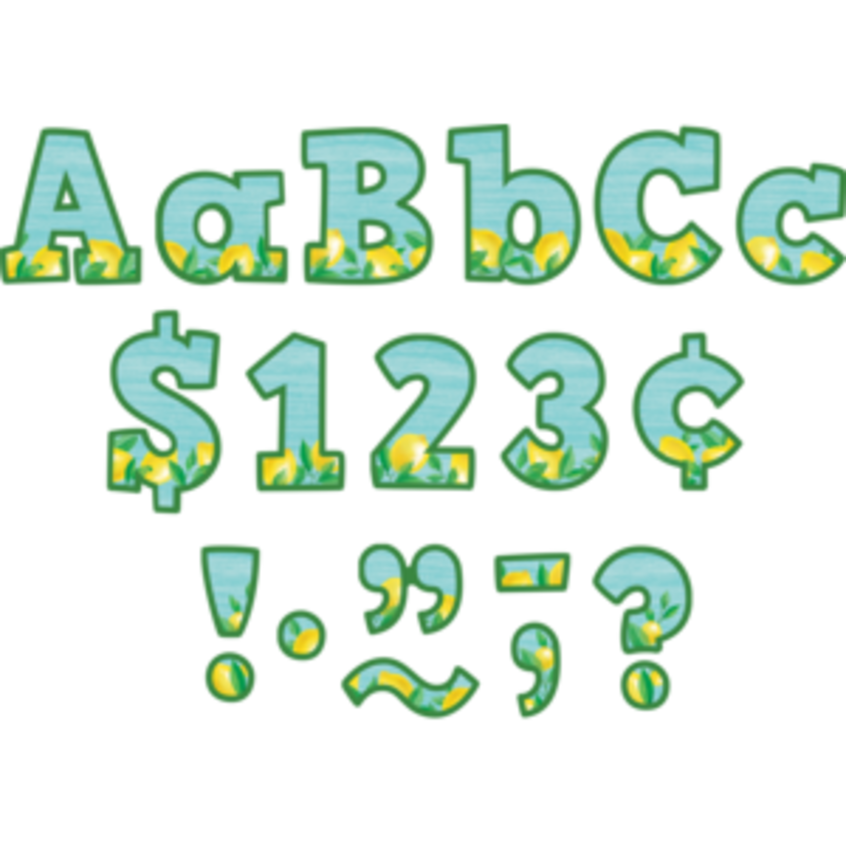 Teacher Created Resources Lemon Zest Bold Block 4" Letters Combo Pack [TCR8497]