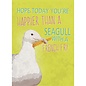 TREE-FREE GREETINGS Beachin Seagull Card