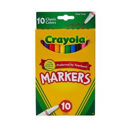CRAYOLA Crayola Markers Fine Line 10 Count