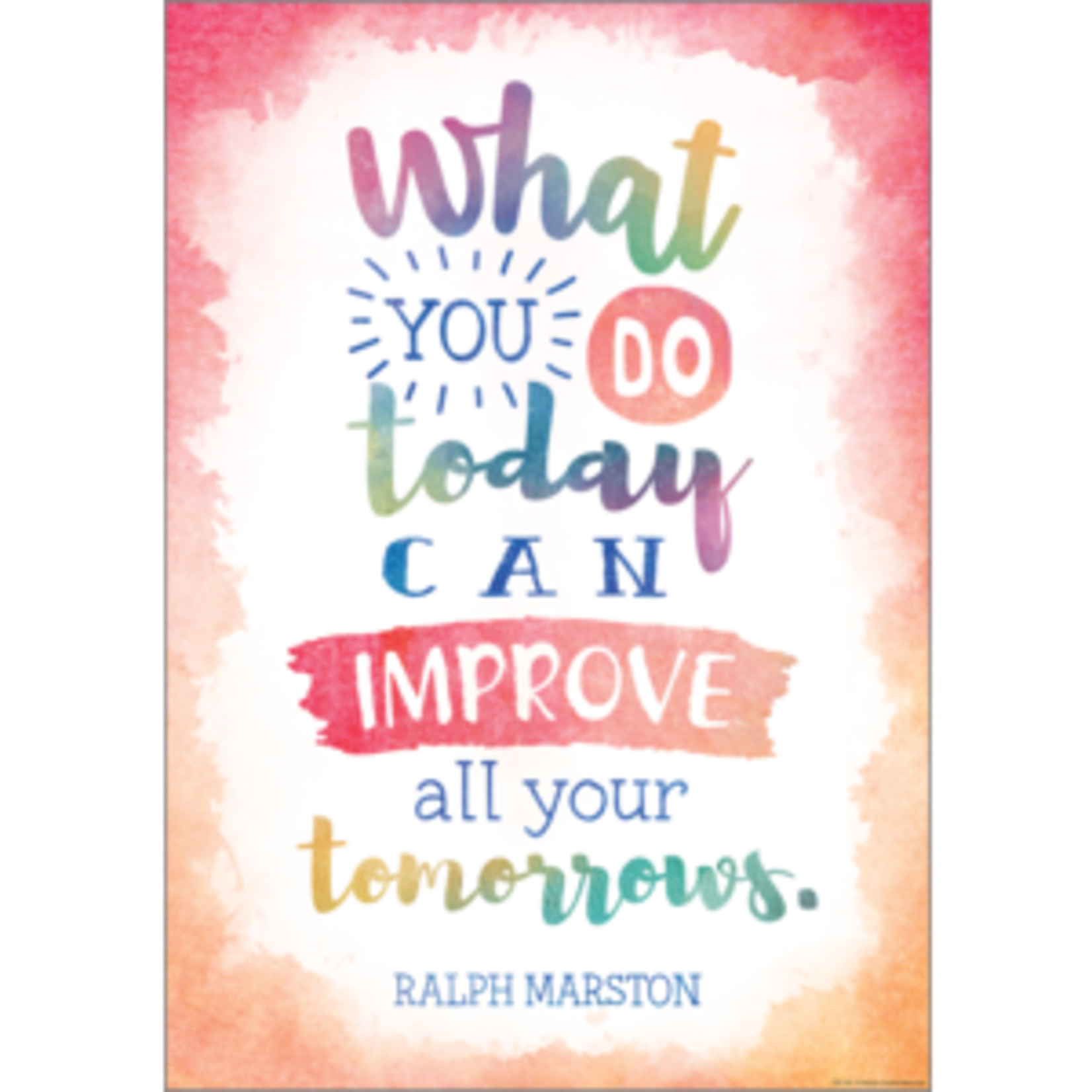 Teacher Created Resources What You Do Today Can Improve All Your Tomorrows Positive Poster [TCR7557]
