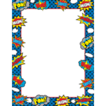 Teacher Created Resources Superhero Computer Paper [TCR5629]