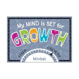 Trend Enterprises My Mind is Set for Growth ARGUS® Poster (D)