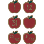 Teacher Created Resources Home Sweet Classroom Apples Calendar Days [TCR8701]