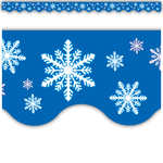 Teacher Created Resources Snowflakes Scalloped Border Trim [TCR4139]