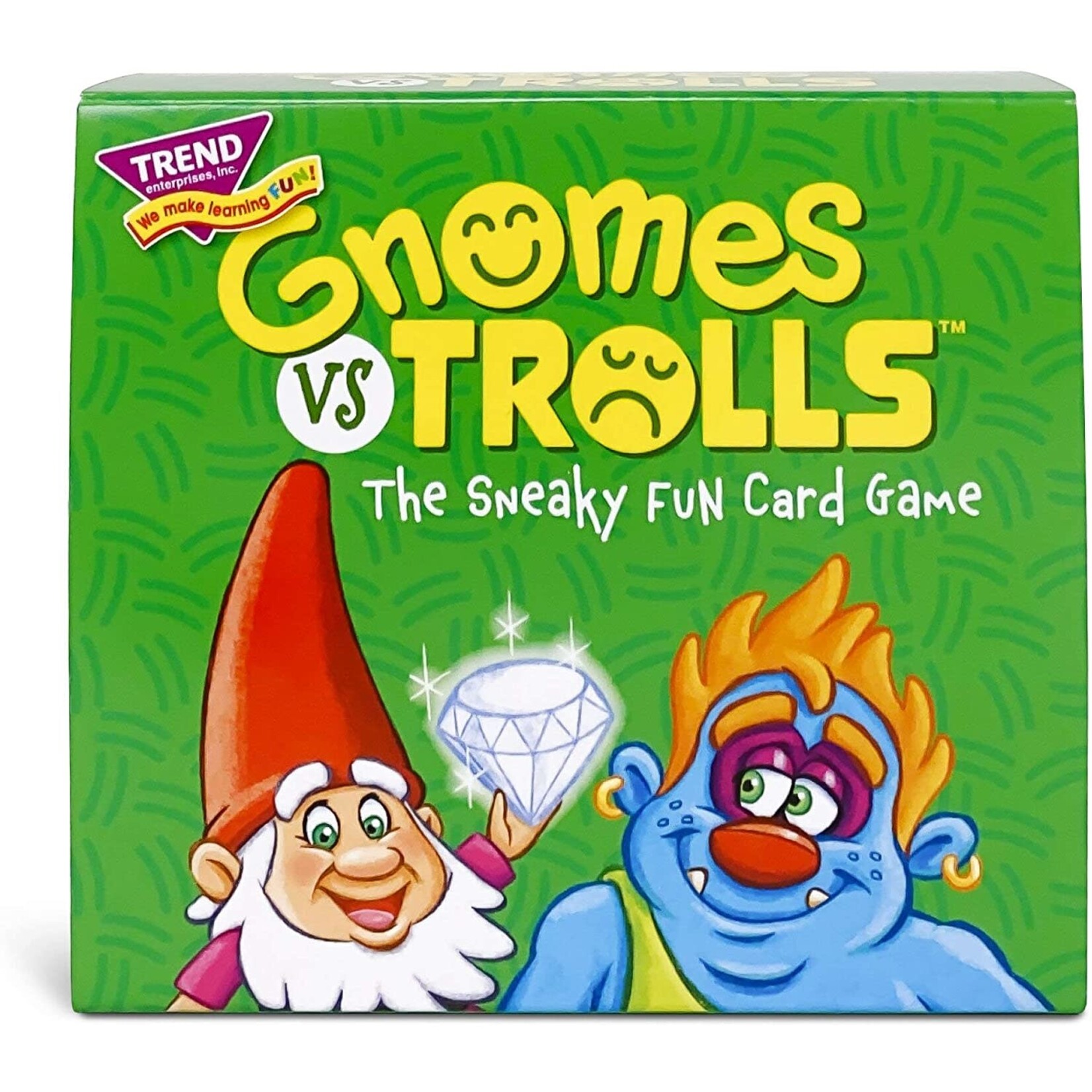 Trend Enterprises Gnomes vs Trolls Three Corner Strategy Game [T20003]