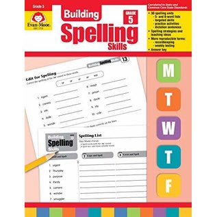 Evan-Moor Building Spelling Skills: Grade 5