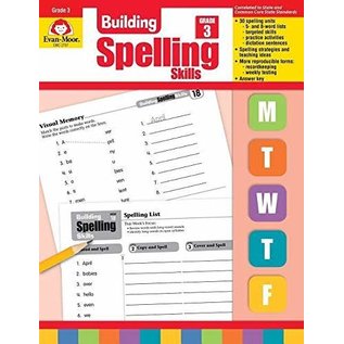 Evan-Moor Building Spelling Skills: Grade 3