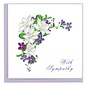 QUILLING CARDS, INC Quilled Flower Sympathy Card