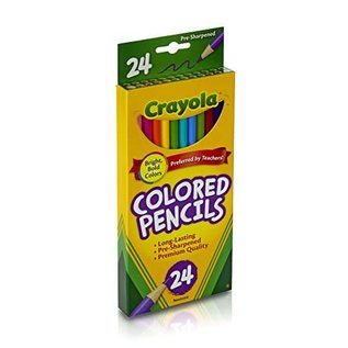 CRAYOLA 24 CRAYOLA COLORED PENCILS