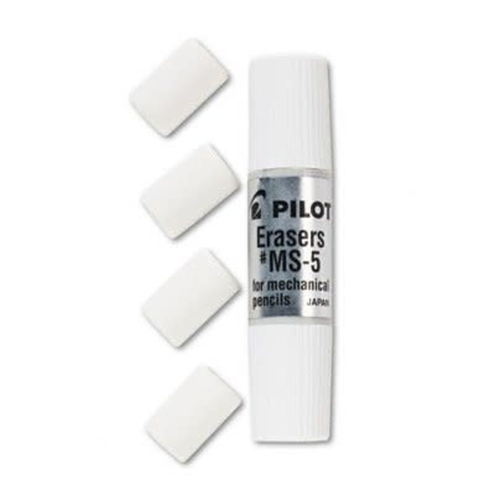 PILOT MS-5 NO 2 MECHANICAL PENCIL ERASER REFILL, 3/PK [PIL71002]