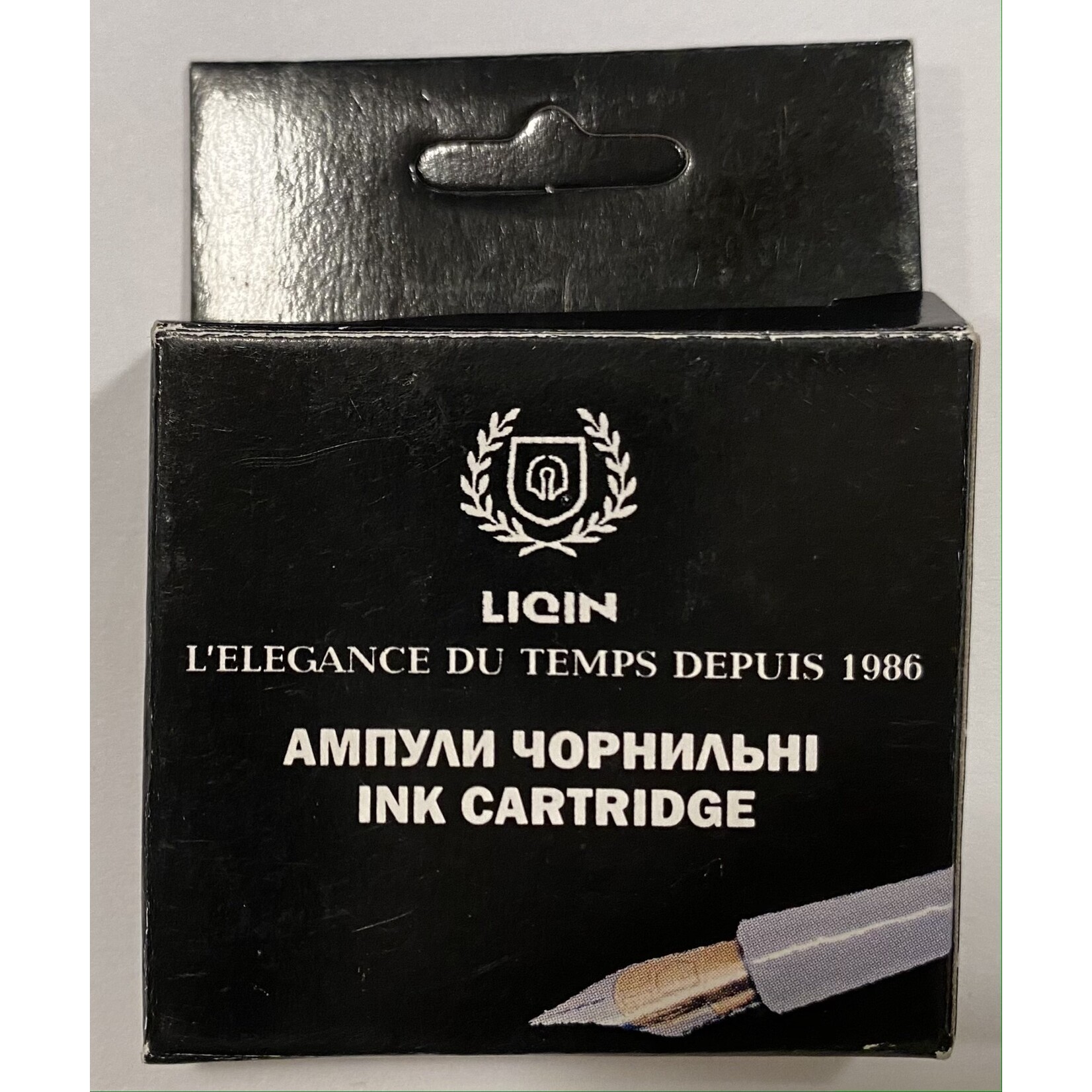 Liqin Liqin Fountain Pen Refills International 6 Pack Black [IK6-BK]