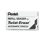 Pentel Of America Pentel Eraser Refills for Twist III Pencils (E10) [QE405]