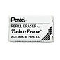 Pentel Of America Pentel Eraser Refills for Twist III Pencils (E10)