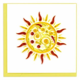 QUILLING CARDS, INC Quilled Sun Greeting Card