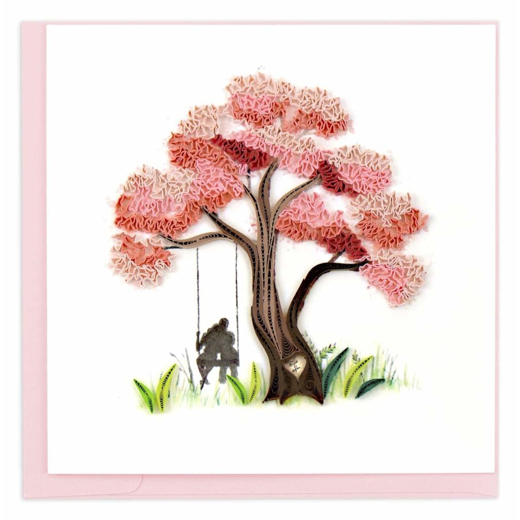 QUILLING CARDS, INC Quilled Blossoming Love Greeting Card [LV251]